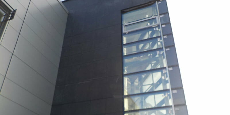 Asian black limestone sealed anti graffiti P Mac Waterford