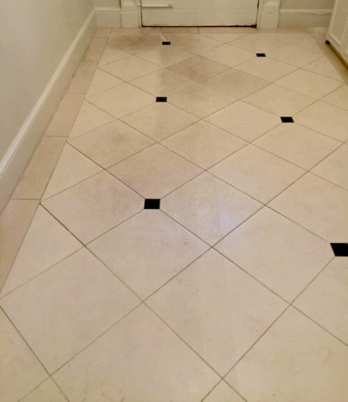 P Mac Dublin Limestone floor dirty