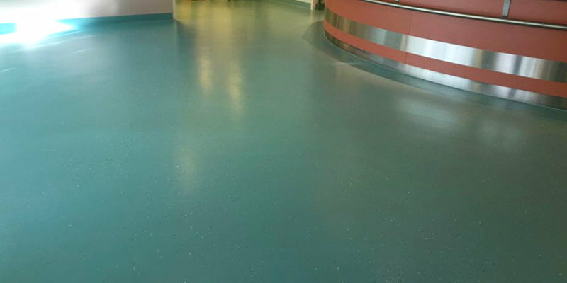 Wearmax colour on vinyl floor in a medical facility Wearmax colour on vinyl floor in a medical facility