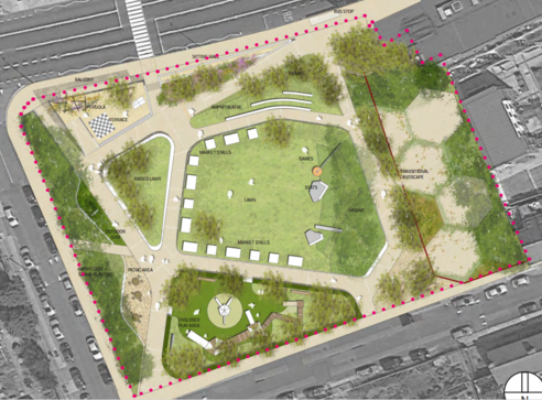 plan of Weaver Park project - Dublin City Council