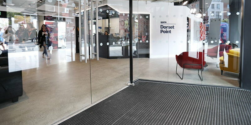 PMac polished concrete floor at Dorset Point PMac polished concrete floor at Dorset Point