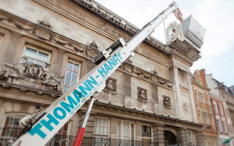 facade-cleaning-BAFTA-building-Piccadilly