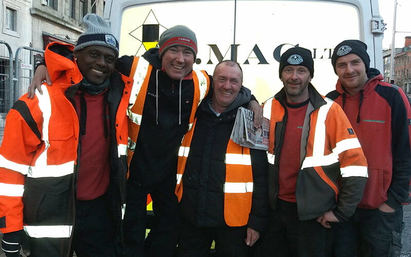 P Mac Gresham crew