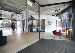 Polished concrete floor by PMAC at Dorset Point Student Accommodation