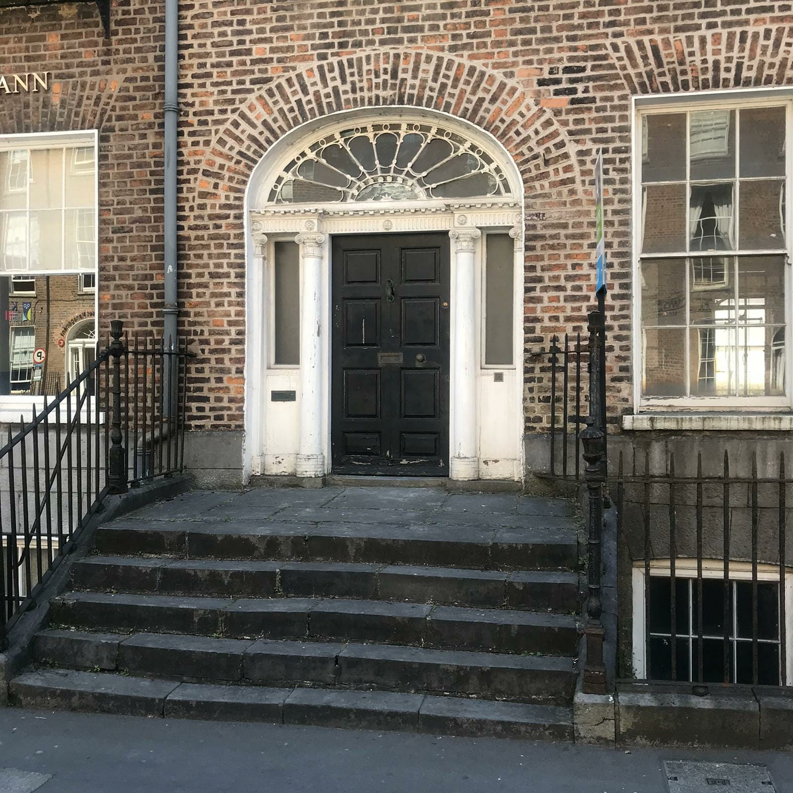 Front steps before Before restoration