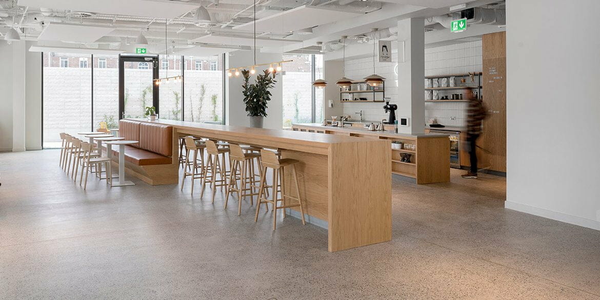 Polished-concrete—floors-Zendesk Polished concrete floor to Silver finish by PMAC