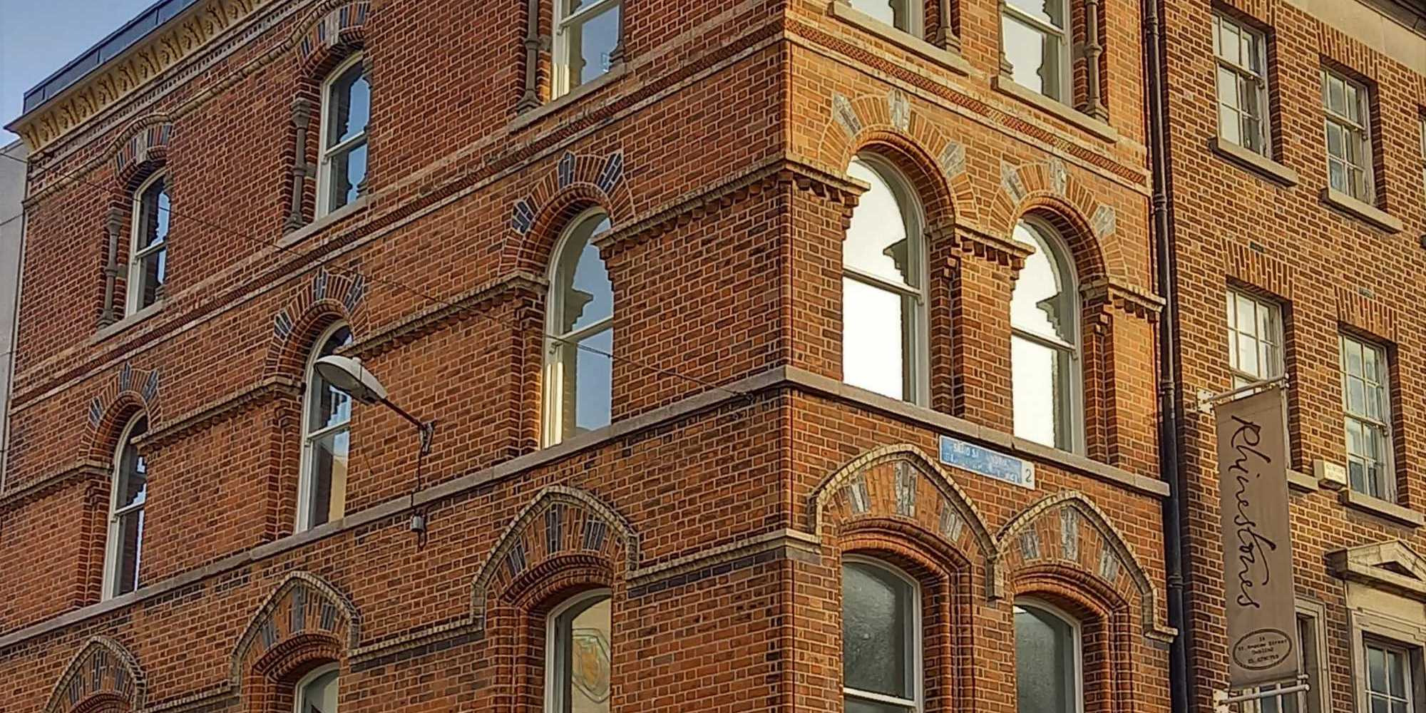 Trinity St Dublin brickwork cleaned and restored by PMAC restoration team