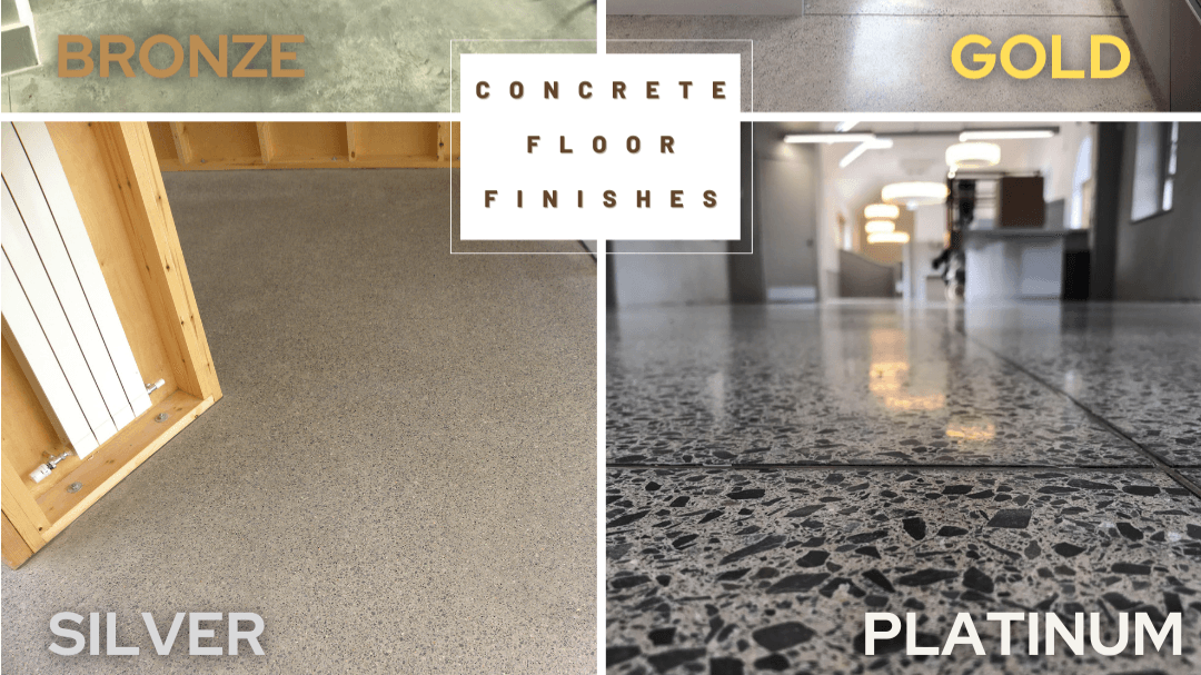 4 finishes of concrete