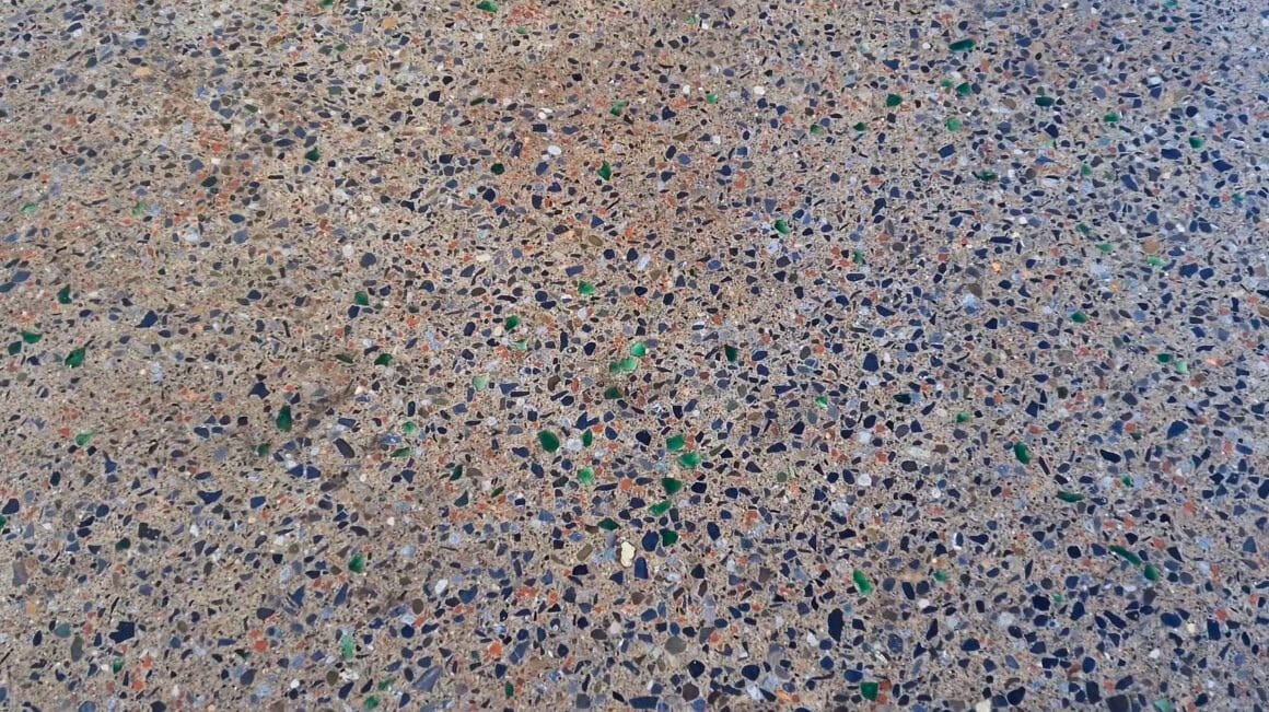 Screenshot of bridgefoot aggregate Close up of external concrete