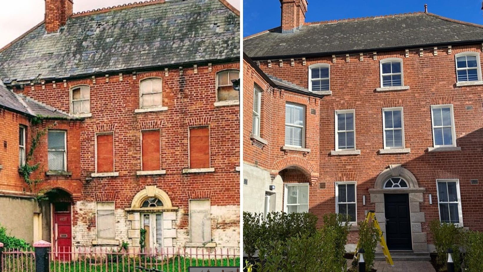 Before and After photos of restored and renovated Georgian House in Harold’s Cross, Dublin Before and After photo of restored and renovated Georgian House in Harold's Cross, Dublin