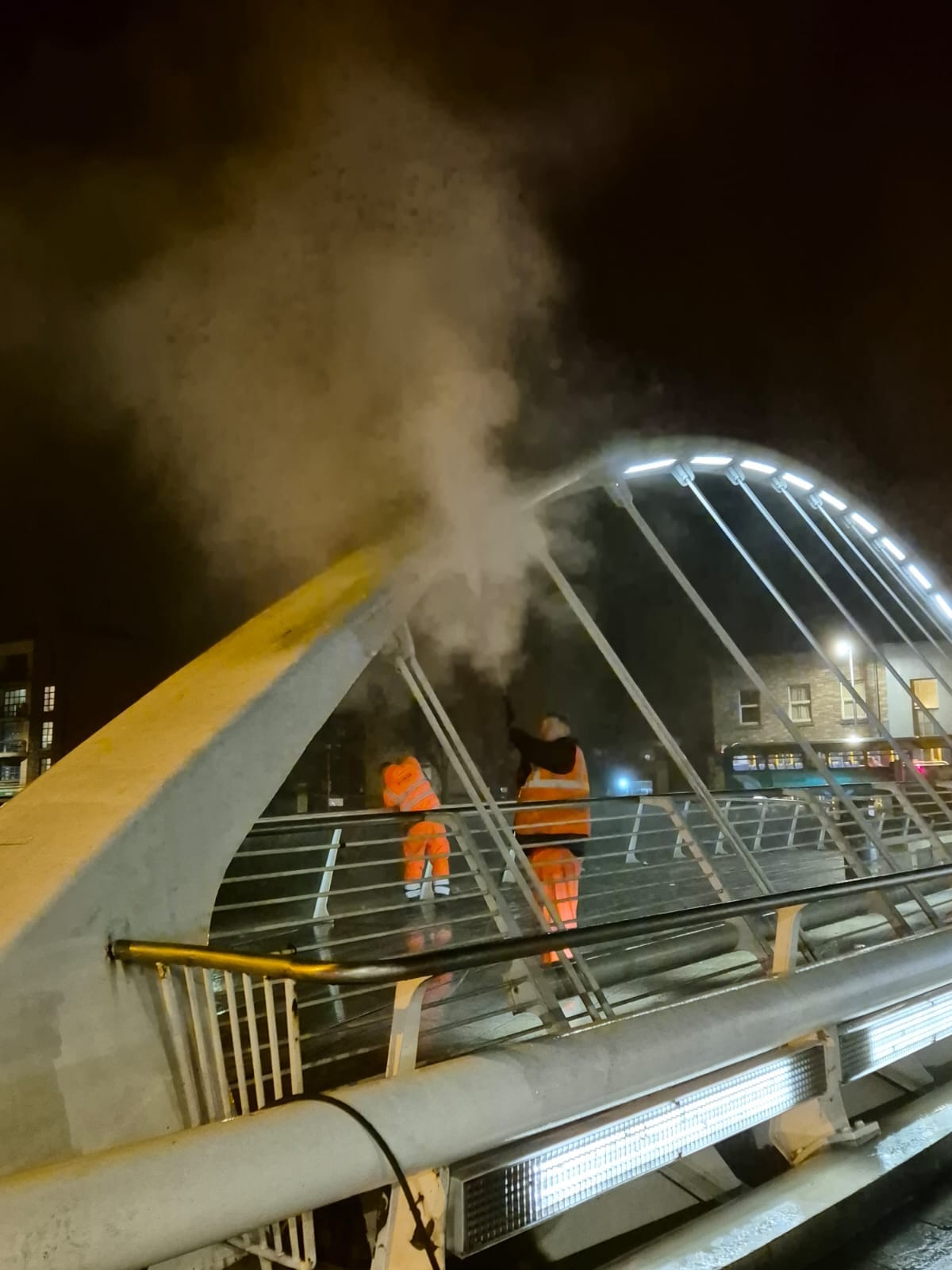 PMAC cleaning bridge in Dublin PMAC cleaning bridge in Dublin