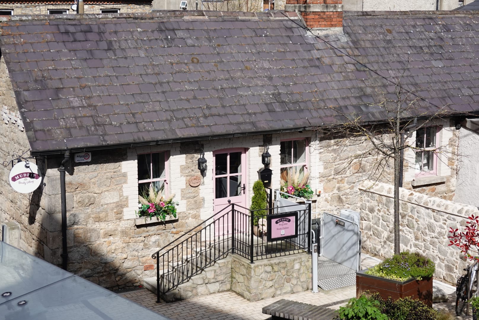 The MudPie Beauty Cottage with fully restored walls using traditional methods and materials