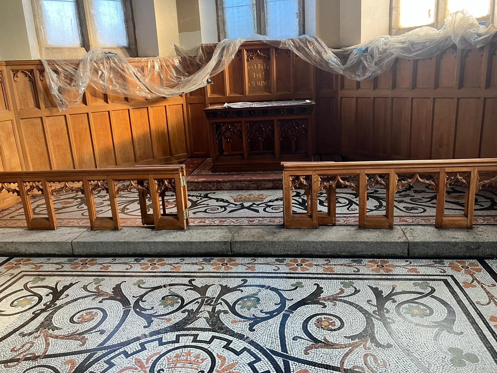 Floor Restoration of St Matthews Church Floor Restoration of St Matthews Church
