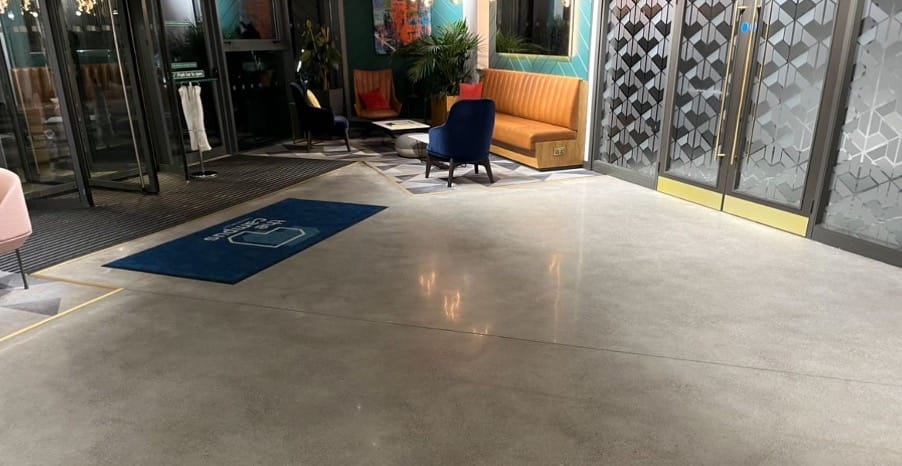 PMAC poliished concrete floor. PMAC poliished concrete floor.